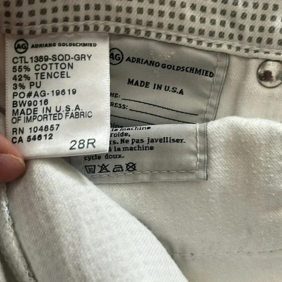 [28R]Adriano Goldschmied (AG) Mini Polka Dot The Legging Ankle Super Skinny - Picture 8 of 8